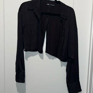 Button up Crop